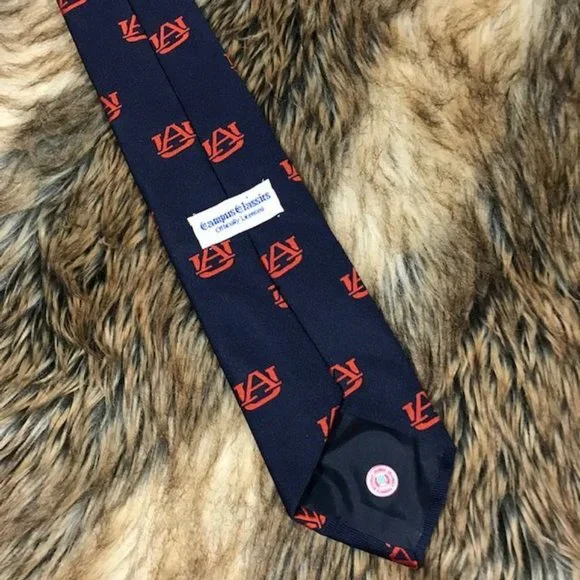 Campus Classics Musical Auburn University Officially Licensed Logo Tie - Picture 2 of 7